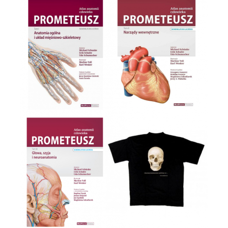 Pakiet: Atlas Anatomii Prometeusz - Łacina (3 tomy)