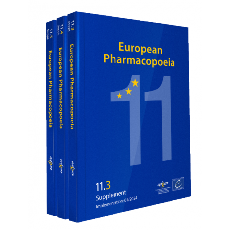 Farmakopea Europejska / European Pharmacopoeia Suppl. 11.3 + 11.4. + 11.5. / Wersja drukowana (PRINT)